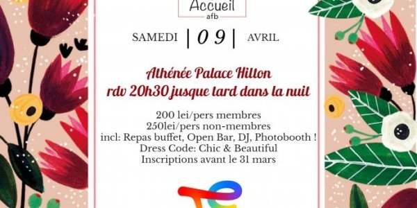 Le Gala annuel 2022 aura lieu le 9 Avril !