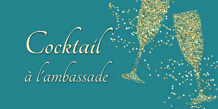 Cocktail à l'ambassade